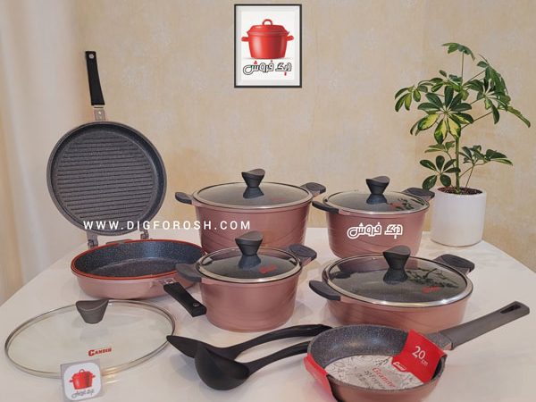 سرویس قابلمه 14 پارچه گرانیت اوشن