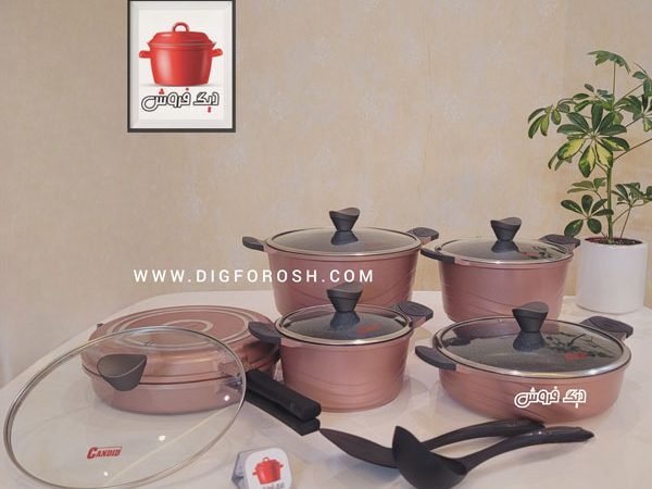 سرویس قابلمه 14 پارچه گرانیت اوشن