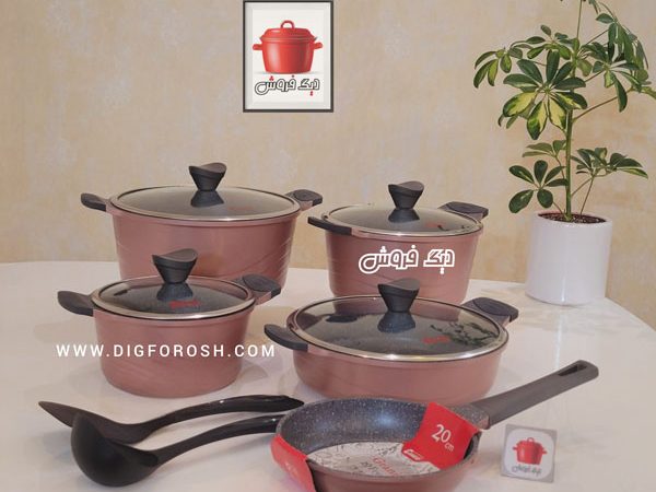 سرویس قابلمه چدن گرانیت اوشن کاندید