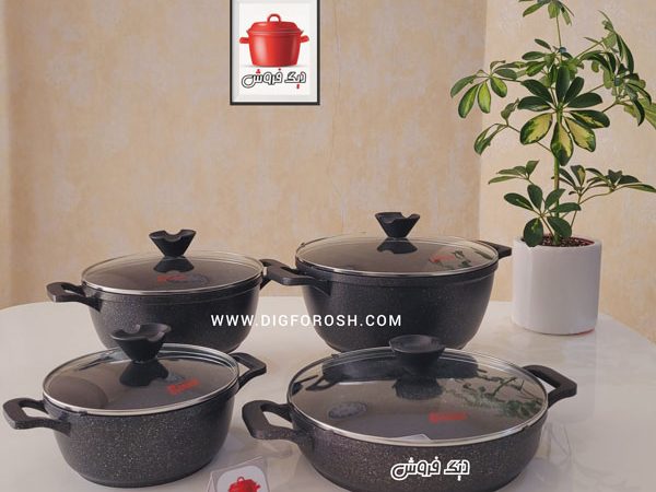 سرویس قابلمه کاندید چدن گرانیت