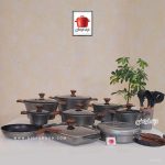 سرویس قابلمه تیتانیوم سزار 28 پارچه